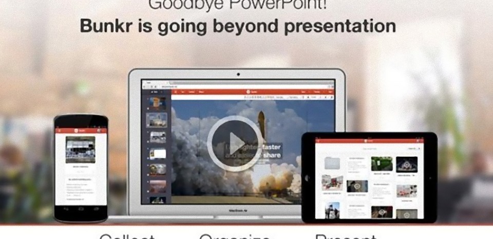 Bunkr, an alternative to PowerPoint