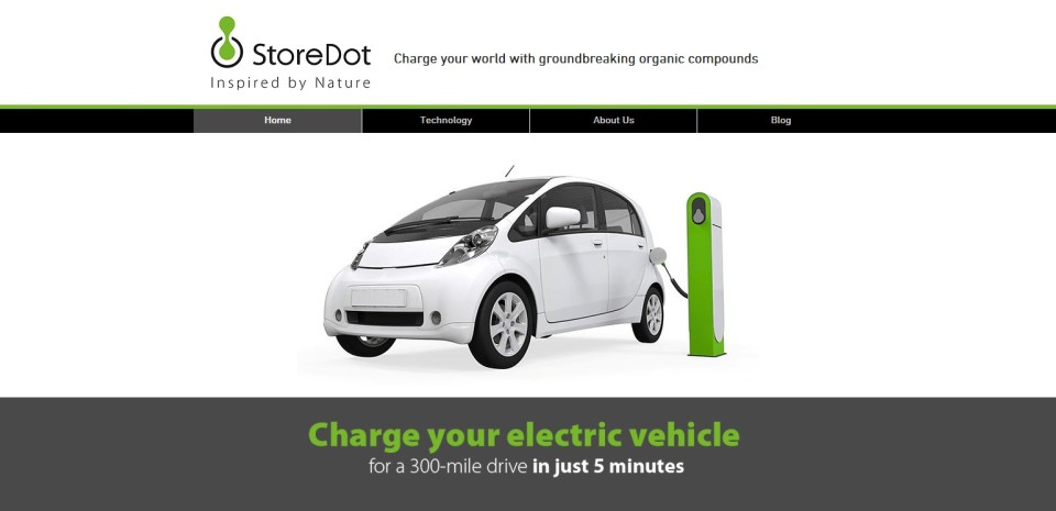 StoreDot, la batterie flash pour les smartphones et les véhicules électriques