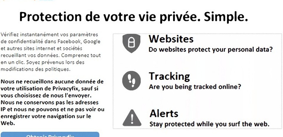 Privacyfix vous aide à contrôler votre vie privée en ligne